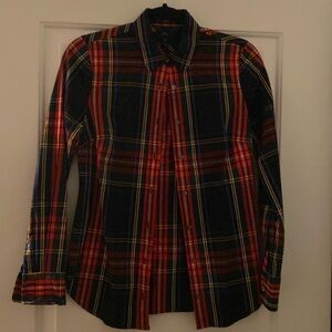 J.Crew Slim Fit Stewart Tartan Plaid Shirt